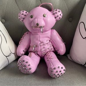 Bubblegum Tormented Teddy Backpack